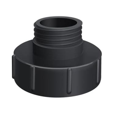 Imagem de Saccgt IBC Água para adaptador de mangueira encaixe 3 polegadas a 2 polegadas tubo torneira conector plástico, diâmetro externo: app. 6 cm (2,36 pol), preto