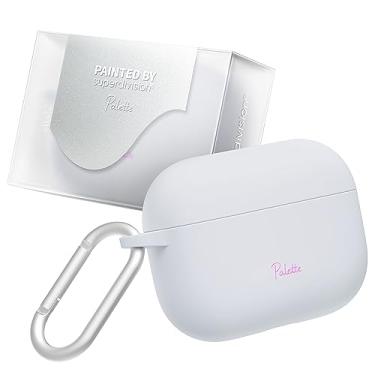 Imagem de superdivision Paleta de 16 cores para Airpods Pro 2ª/1ª geração, capa rígida e antiderrapante, com mosquetão para chaveiro, capa para Apple Airpods Pro 2023/2022/2019 (cabo USB-C/Lightning)