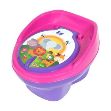 Imagem de Troninho Bichinhos Lilás E Rosa Bebê Sonoro 0532- Styll Baby - STYLL B