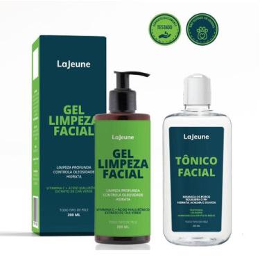 Imagem de Kit Skincare Profissional Gel Limpeza - Ácido Hialurônico, Chá Verde +