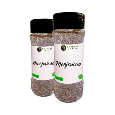Imagem de Manjericão Em Flocos Qualidade Premium Pote com Dosador Kit 2 25g  - N