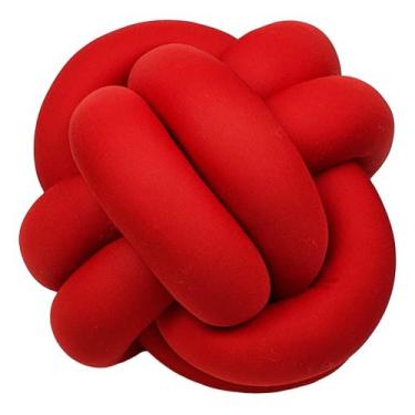 Imagem de Almofada Decorativa Nó Escandinavo Vermelho - DUCASA ENXOVAIS