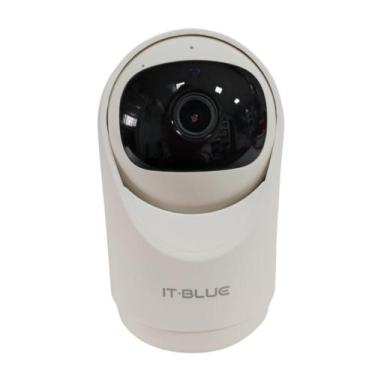 Imagem de Câmera De Segurança Com Alarme + Visão Noturna E Parorâmica - It Blue
