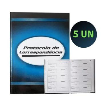 Imagem de Caderno Protocolo de Correspondências 154x216mm C/ 100 Folhas - T10OFF