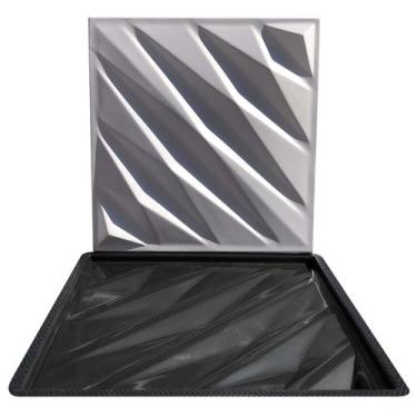 Imagem de Forma 3D Gesso e Cimento ABS - Trace 30x30 - Xmoldes Formas 3D