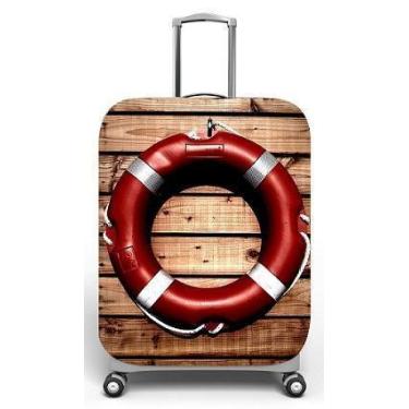 Imagem de Capa para mala de viagem G, medidas max C48x A75 x P29cm Estampa Boia 
