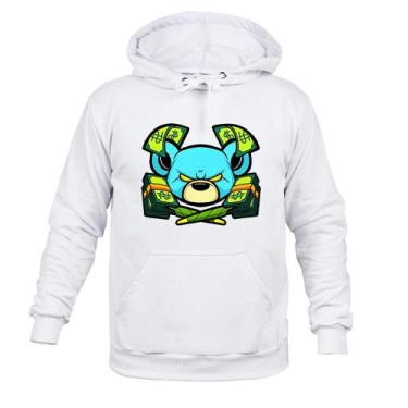 Imagem de Moletom 100% Algodão Inverno Money Urso - Surprass, Branco, G