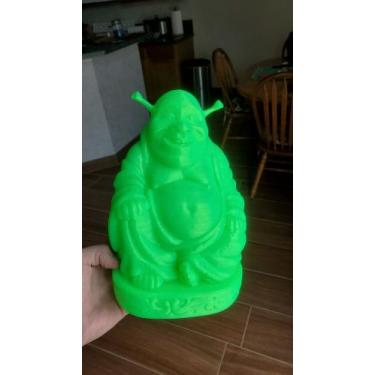 Imagem de Estátua de Shrek buda - Print42, Verde