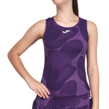 Imagem de Regata Joma Lady Challenge Estampada Roxa-GG