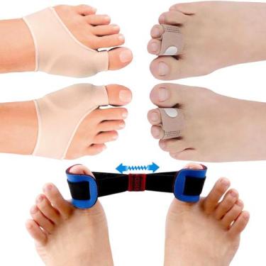 Imagem de Kit 5 pçs Protetor Corretor Joanete alivio da dor Cód-115 - SWG, BEGE-