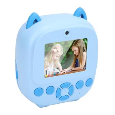 Imagem de Câmera de Impressão Instantânea, Filmadora de Vídeo Digital 1080P 6X Com Câmera HD Dupla, Câmera Selfie Portátil de 48 MP Com Impressão Térmica Com Tela de 2,4 Polegadas para