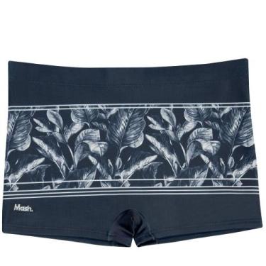 Imagem de Sunga Boxer Box Masculina Forrada com Cordão de Regulagem Moda Praia F