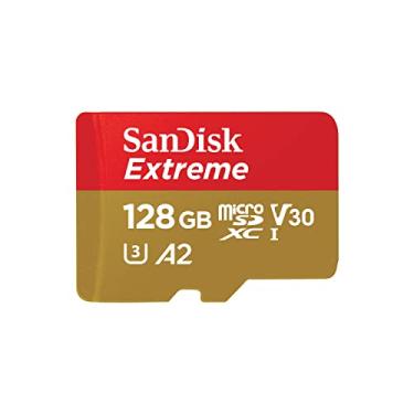Imagem de Cartão de memória SanDisk Micro SD Para Câmera de Ação 128GB UHS-I com Adaptador - SDSQXAA-128G-GN6MA