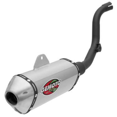 Imagem de Ponteira Gemoto Racing 3 Trioval Crf 250f, PRATA