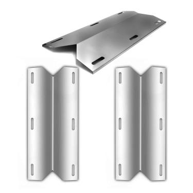 Imagem de Peças de substituição Hongso Grill para Jenn-Air 720-0163, Nexgrill 720-0163, barra de vaporizador de barraca de aço inoxidável de 173/4 polegadas SPB631 (pacote com 3)