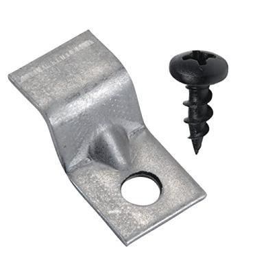 Imagem de Rok Pacote com 40 Fixadores de Mesa de Calibre 14 com Parafusos, Conectores de Mesa de Clipe Z de Aço, Stbfast