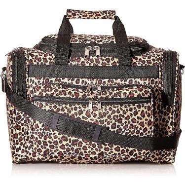 Imagem de World Traveler Bolsa esportiva floral feminina, Leopardo, One Size, Oncinha