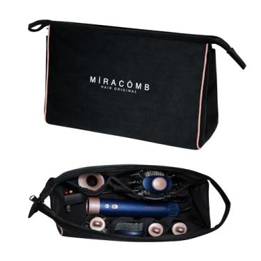 Imagem de MIRACOMB Bolsa de Armazenamento de Veludo Multiuso-Organizador Espaçoso de Ferramentas para Cabelo E Estojo de Viagem, Compatível com Hypersonic Bldc X-Styler, Dyson Airwrap E Shark Flexstyle-Uso Dupl
