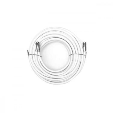 Imagem de Fio Coaxial Rg 06 Com Conector Branco 67 100pcs 05M 3212 - Dezcomp, Br