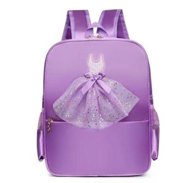 Imagem de Bolsa Mochila Mala Maleta Casual Passeio Infantil de Menina Bailarina 