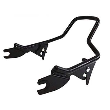Imagem de Encosto de passageiro preto de baixo brilho curto Sissy Bar para Harley Davidson Touring como Street Glide Road King Ultra Electra CVO 09 2009-2023 Descanso traseiro SissyBar destacável de liberação