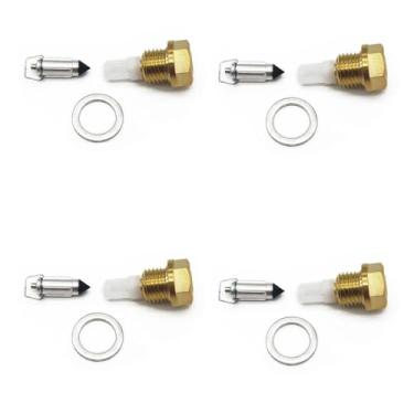 Imagem de Kit de reparo de carburador de carburador assento de agulha flutuante para Honda VF500C V30 Magna VF500F GL1200/A/I VF500 VF GL 500 1200 C F A