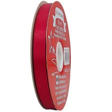 Imagem de Fita de Cetim Trader 10mm N2 com 50 Metros, COR 033 BORDO, 50 METROS