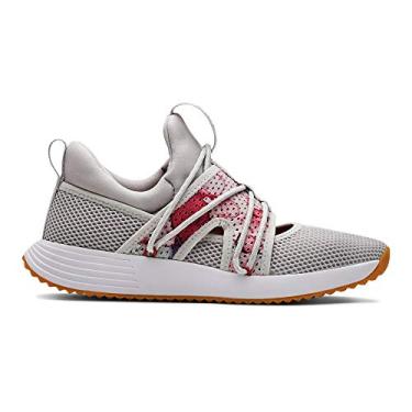 Imagem de Under Armour Breathe Sola + Tênis Feminino, Fluxo cinza/fluxo cinza, 12