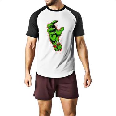 Imagem de Camiseta Raglan Zombie hand - Alearts, EG