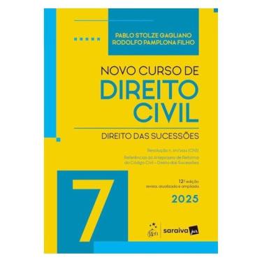 Imagem de Novo Curso De Direito Civil - Vol.7 - Direito Das Sucessões - 12ª Edição 2025