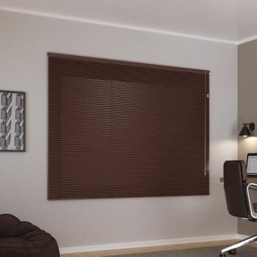 Imagem de Persiana Horizontal Alu Crisdan  L 1,80 X 1,50 A Chocolate