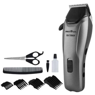 Imagem de Maquina De Cortar Cabelos Britania Silver Platinum 18W 127V