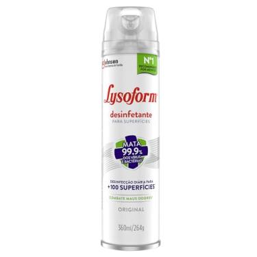 Imagem de Lysoform Original, Desinfetante Aerosol para Superfícies, 360ml