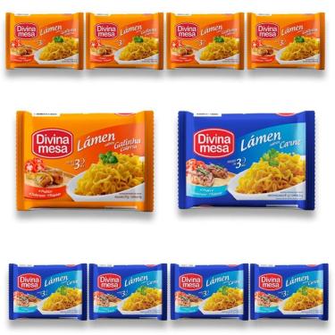 Imagem de Macarrão Lámen Instantâneo 5 Galinha Caipira E 5 Carne 85g