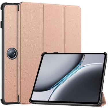Imagem de Kepuch Custer Capas para Oppo Pad 3 / Oneplus Pad 2 / Oneplus Pad Pro,Couro-PU Bolsas Estojos - Rose Ouro