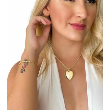 Imagem de Colar Cordão Banhado a Ouro 10ml tojoia18k - Dourado 50cm