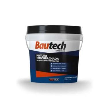 Imagem de Tinta Pintura Emborrachada platina 04KG Bautech