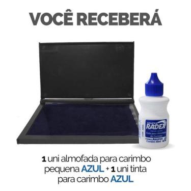 Imagem de Kit Tinta Refil + Almofada Carimbo Alto Rendimento - Escolha Seu Kit -