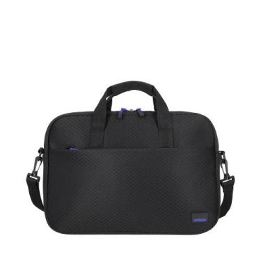 Imagem de Mochila American Tourister Shuttle 15.6 Snap Max Preta e Azul