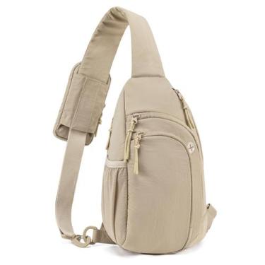 Imagem de Bolsa tiracolo de nylon ecosmile Sling Bag para viagens femininas