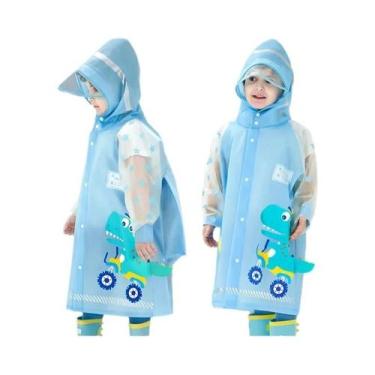 Imagem de Poncho De Chuva Infantil À Prova D'água, Desenho Animado, Unicórnio, D