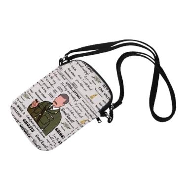 Imagem de MNIGIU Bolsa transversal inspirada no programa de TV Ghost com citações de programas de TV fantasma para fãs do Capitão Pat Butcher Robin Thomas Thorne, Bom Senhor!