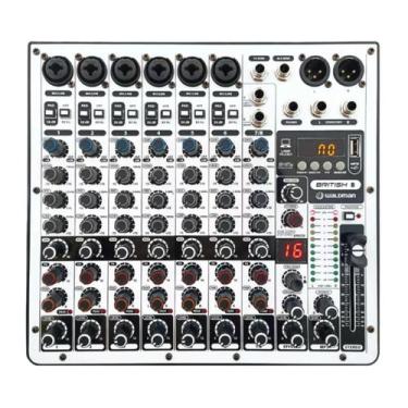 Imagem de Mesa De Som Waldman 8 Canais British B-8