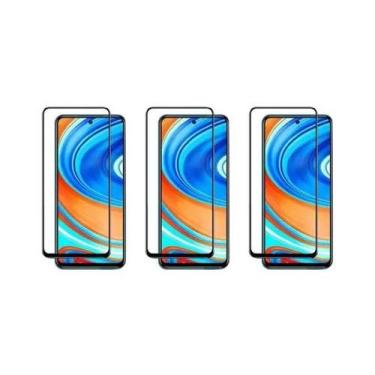 Imagem de Kit 3 Películas de Vidro 3D 5D 9D Tela Toda Para Redmi Note 9s - NAMAX