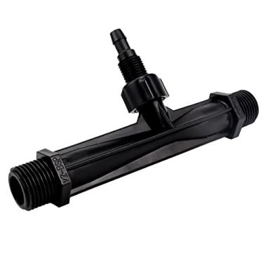 Imagem de LNQ LUNIQI Injetor de fertilizante Venturi de irrigação, injetor misturador de fertilizante de tubo de irrigação de jardim G1/5.1 cm para irrigação de jardim, sistema de irrigação por injeção agrícola