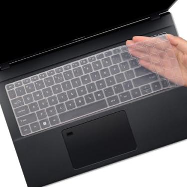 Imagem de Capa de teclado para Acer Aspire 3 A315-24P/24PT A315-58/59, Aspire Go 15, Aspire 3D 15, Aspire 15 A15-51M, Aspire 5 A515-57 A515-57G A515-57G A515-58GM/57G 8 m/58 MTC /58PT/58P (não serve para A515