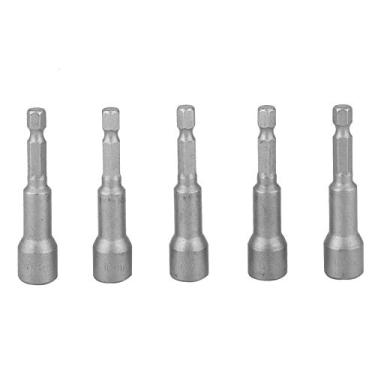 Imagem de Driver de Porca Magnética de 10 Mm Bit de Soquete de Aço Cromado, Magnético Forte Com Haste Hexadecimal, Prática e para Casa DIY, Madeira