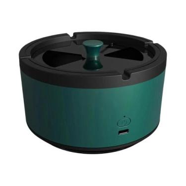 Imagem de Purificador De Ar Sem Fumaça 2 Em 1, Cinzeiro Eletrônico Com Multifilt
