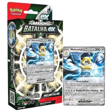 Imagem de Deck De Batalha Pokémon Tcg Melmetal Ex Pronto Para Jogar - Copag
