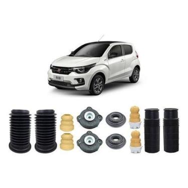 Imagem de 2 Kit Batente Coxim Dianteiro Traseiro Mobi 2018 2019 2020 - QualyKits